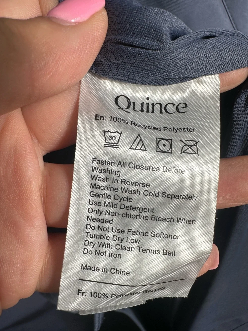 NEW Quince Weather Proof Rain Trench Coat Size Medium